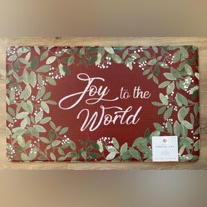 NWT Natco Home Joy To The World Anti-Fatigue Kitchen Mat Rug 18" x 30"